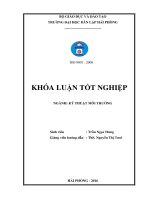 Tìm hiểu hiện trạng quản lý chất thải rắn tại quận lê chân hải phòng 