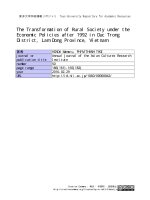 The transformation of rural society under the economic policies after 1992 in duc trong district, lam dong province, vietnam 