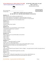 Giải 10 đề tiếng anh chọn lọc (4) 