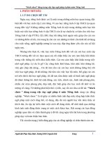 SKKN work sheet” dùng trong việc dạy ngữ pháp ở phân môn tiếng anh 