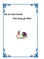 Dự án kinh doanh nhà hàng gió biển 