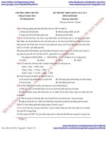 BỘ 9 đề THI THỬ THPTQG năm 2017 các TRƯỜNG CHUYÊN  bộ 10 đề CHUẨN cấu TRÚC của bộ GD và đt