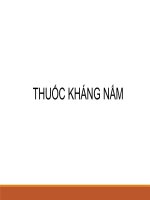 Những vấn đề liên quan tới thuốc kháng nấm