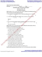 Bộ 20 đề thi thử THPTQG năm 2017 các trường chuyên  sở GD và đt trên cả nước môn tiếng anh