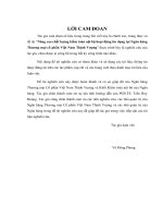 Nâng cao chất lượng kiểm toán nội bộ hoạt động tín dụng tại ngân hàng TMCP việt nam thịnh vượng  