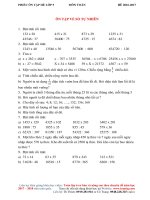 Bài tập ôn hè môn toán lớp 5 lên 6