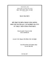 Hỗ trợ tái hòa nhập cộng đồng đối với người sau cai nghiện ma túy từ thực tiễn tỉnh Vĩnh Phúc