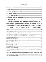 THỰC TRẠNG VỀ CÔNG TÁC BỐ TRÍ SẮP XẾP NHÂN LỰC TẠI PHÒNG NỘI VỤ HUYỆN SA PA