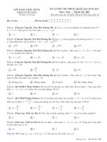 Bài tập trắc nghiệm tổng ôn số phức   đoàn trí dũng 