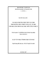 Vận dụng phương pháp tiếp cận CDIO trong dạy học môn Công nghệ 11