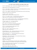 80 cấu trúc cơ bản thông dụng trong Tiếng Anh