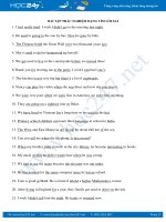 60 câu trắc nghiệm tiếng Anh tìm lỗi sai