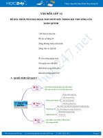 Phân tích hai khổ thơ đầu trong bài thơ Sóng của Xuân Quỳnh