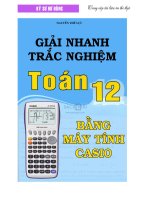 giải nhanh trắc nghiệm toán 12 bằng máy tính casio   nguyễn thế lực