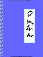 Sổ tay văn học lớp 12