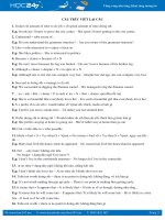 Cấu trúc viết lại câu trong tiếng Anh