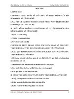 Công tác kiểm soát và tổ chức thực hiện các văn bản tại bộ KHCN 