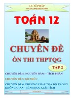 Chuyên đề ôn thi THPT quốc gia môn toán   lư sĩ pháp (tập 2) 