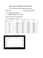 BÁO cáo THÍ NGHIỆM cơ sở tự ĐỘNG