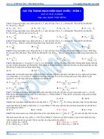 Luyen thi dai hoc vat ly   06 cuc tri trong mach dien xoay chieu phan 1 dap an 2 