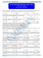 Luyen thi dai hoc vat ly   06 cuc tri trong mach dien xoay chieu phan 4 dap an new 