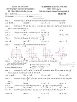 Đề thi tham khảo THPT quốc gia 2017 môn toán trường THPT nguyễn bỉnh khiêm   an giang