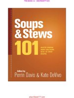 Soups and stews 101 master cooking soup and stews with 101 great recipes davis 