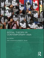 Social theory in contemporary asia 