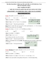 Một số cách giải và kiểm tra kết quả bài tập số phức bằng máy tính cầm tay casio   trần thanh tuyền