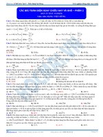 Luyen thi dai hoc vat ly   11 BAI TAP DIEN XOAY CHIEU HAY VA KHO p2 dap an 