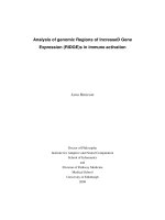 Phân tích gene tiếng anh