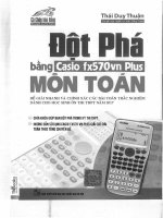 Đột phá bằng casio fx570VN plus môn toán   thái duy thuận 