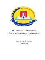 Đề cương quản trị kinh doanh