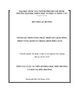 Đánh giá tiềm năng phát triển du lịch nông thôn vùng kinh tế trọng điểm phía nam (tóm tắt) 