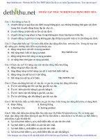 150 câu trắc nghiệm lý thuyết dao động điều hòa