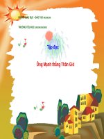 ÔNG MANH THANG THAN GIO