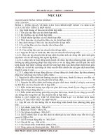 Thảo luận BÁO cáo lưu CHUYỂN TIỀN tệ hợp NHẤT