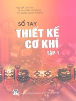 Sổ tay thiết kế cơ khí