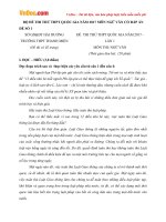 Bộ đề thi thử THPT quốc gia 2017 môn Ngữ văn có đáp án