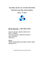 Thuyết minh đồ án hộp giảm tốc 2 cấp đồng trục