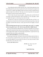 đồ án tốt nghiệp khai thác quặng hầm lò