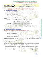 Tra cứu nhanh phương pháp giải một số dạng toán thường gặp  Hàm số