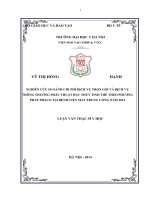 NGHIÊN cứu SO SÁNH CHI PHÍ DỊCH vụ TRỌN gói và DỊCH vụ THÔNG THƯỜNG PHẪU THUẬT đục THỦY TINH THỂ THEO PHƯƠNG PHÁP PHACO tại BỆNH VIỆN mắt TRUNG ƯƠNG năm 2014 