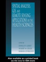 Spatial analysis, GIS and remote sensing applications in the health sciences