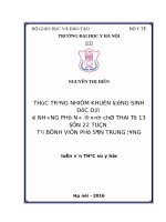 Thực trạng nhiễm khuẩn đường sinh dục dưới ở những phụ nữ đình chỉ thai từ 13 đến 22 tuần tại bệnh viện phụ sản trung ương 