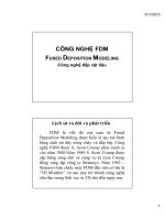 Cong nghe FDM  tạo mẫu