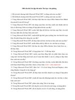 Bộ câu hỏi tin học thi công chức tỉnh Quảng Ngãi năm 2017