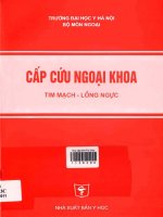 Cấp cứu ngoại khoa tim mạch lồng ngực – đh y hà nội 