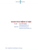 Manh phái mệnh lý sơ cấp