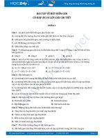 Bộ 143 bài tập về đột biến gen có đáp án và giải chi tiết